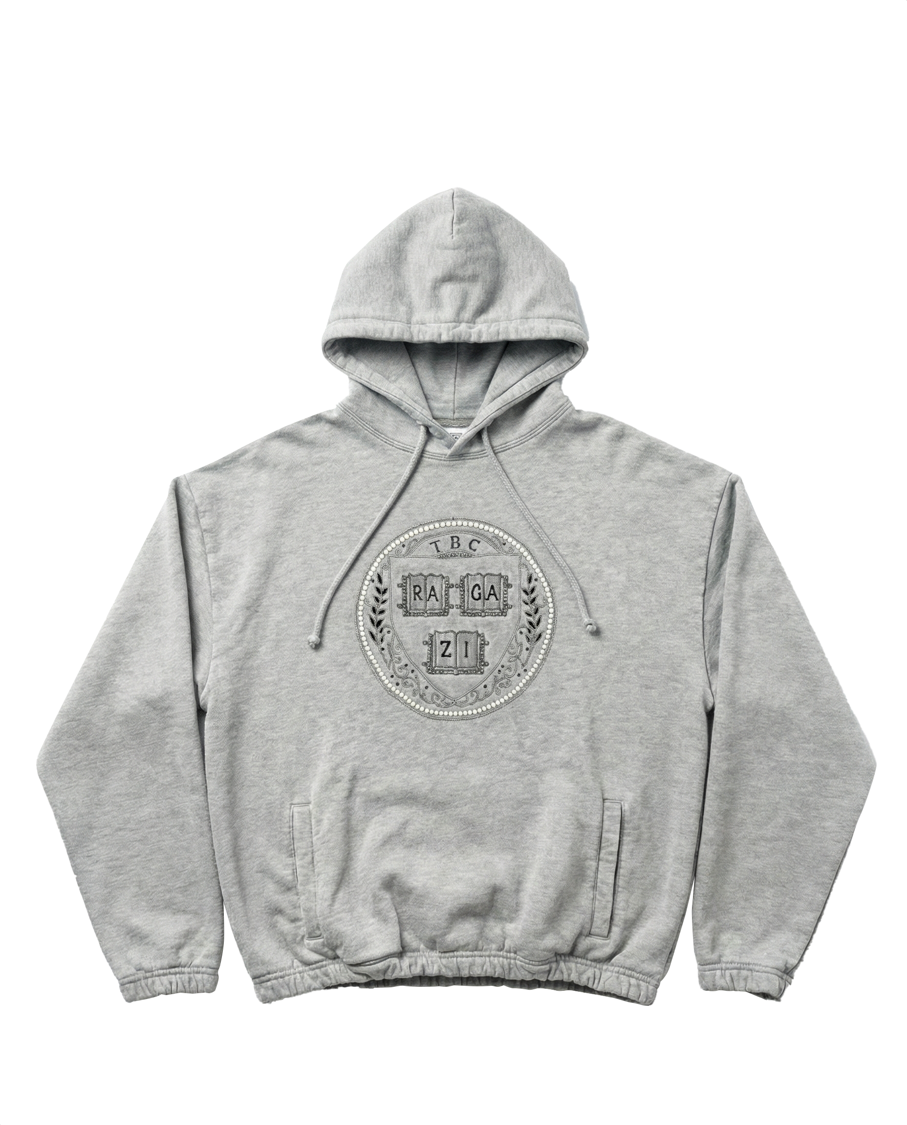 RGZ X TBC HOODIE GRAY MELANGE