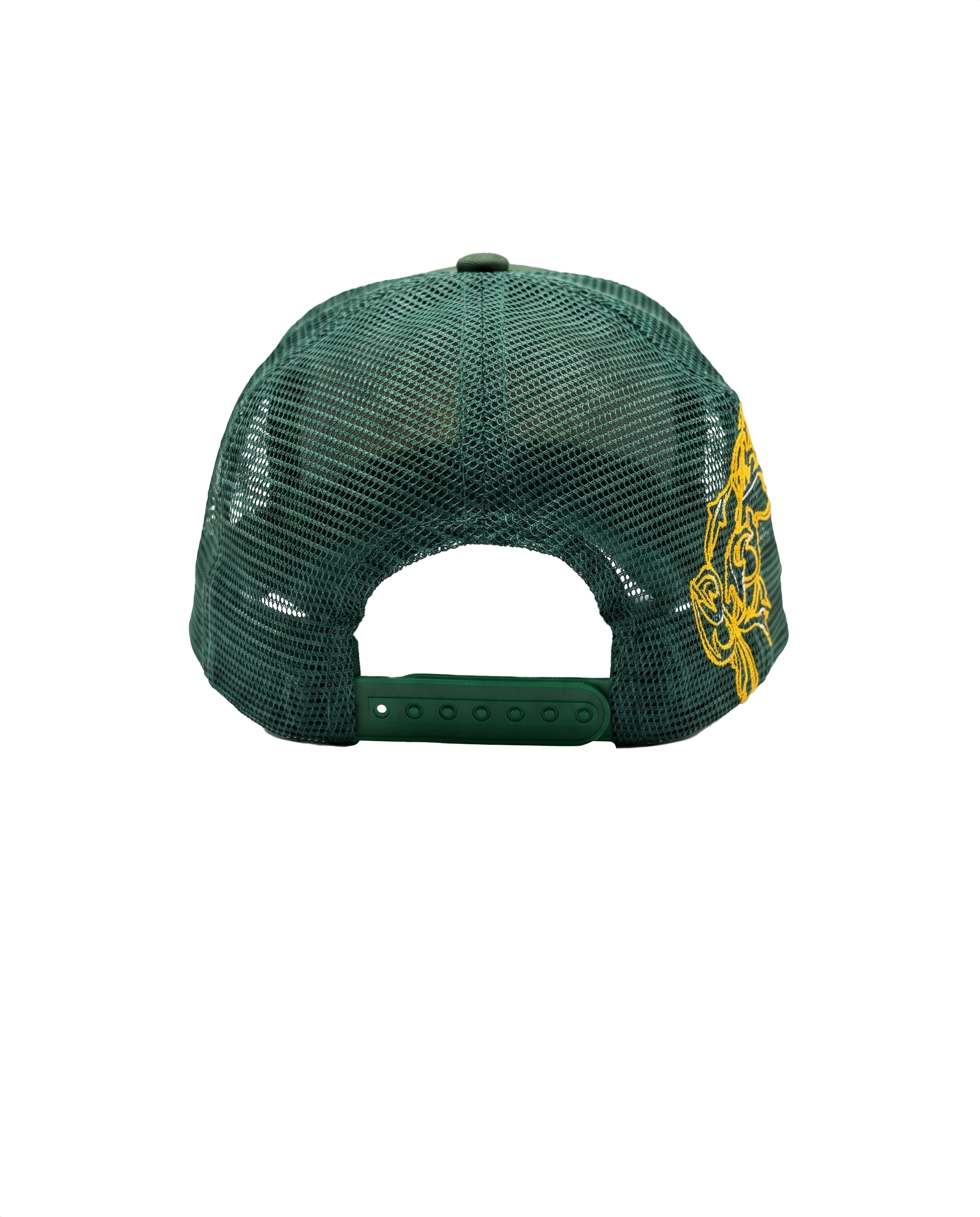 Trucker cap verde RAGAZI MILANO - vista frontale