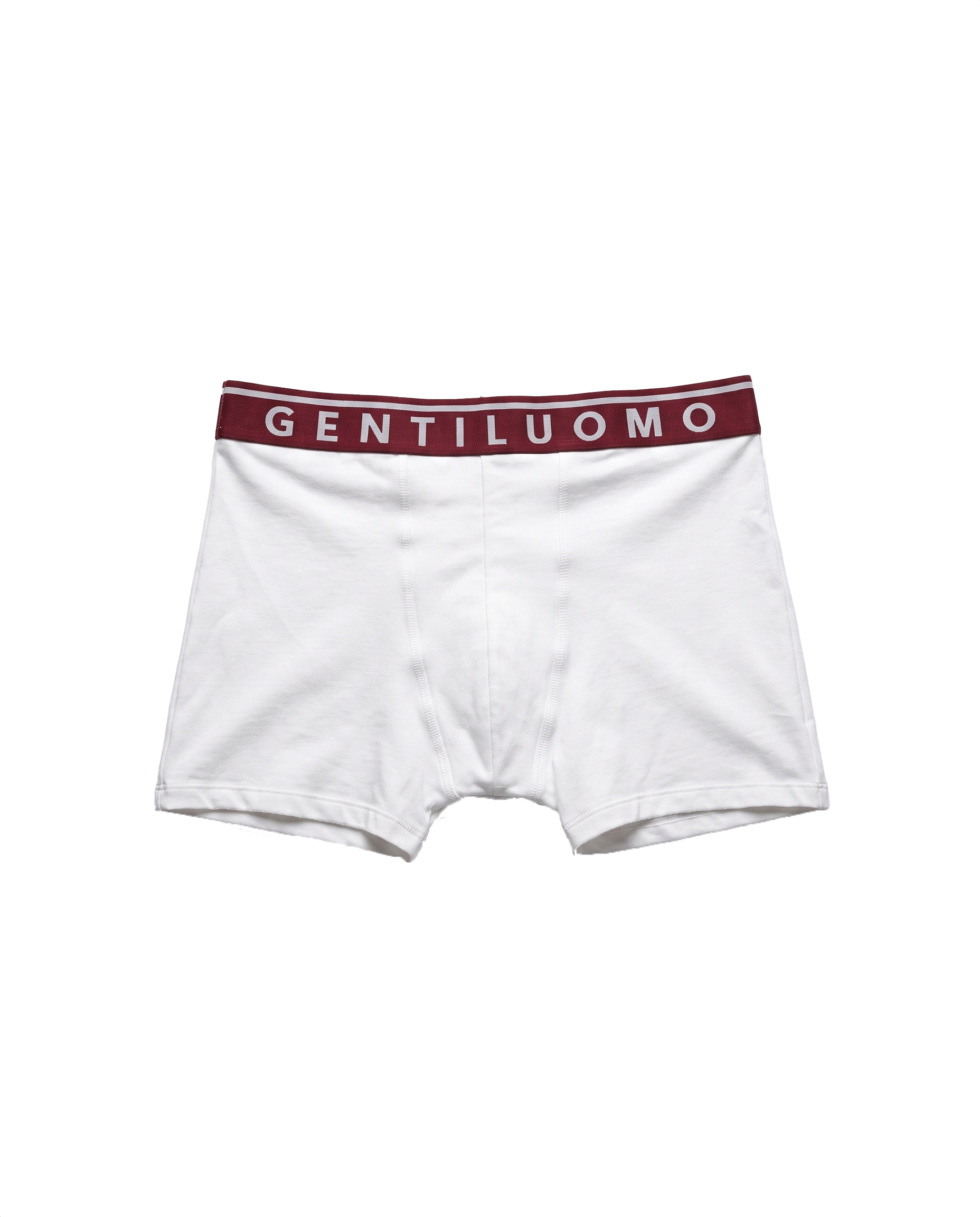 Boxer bianchi RAGAZI MILANO - elastico bordeaux scritta RAGAZI MILANO