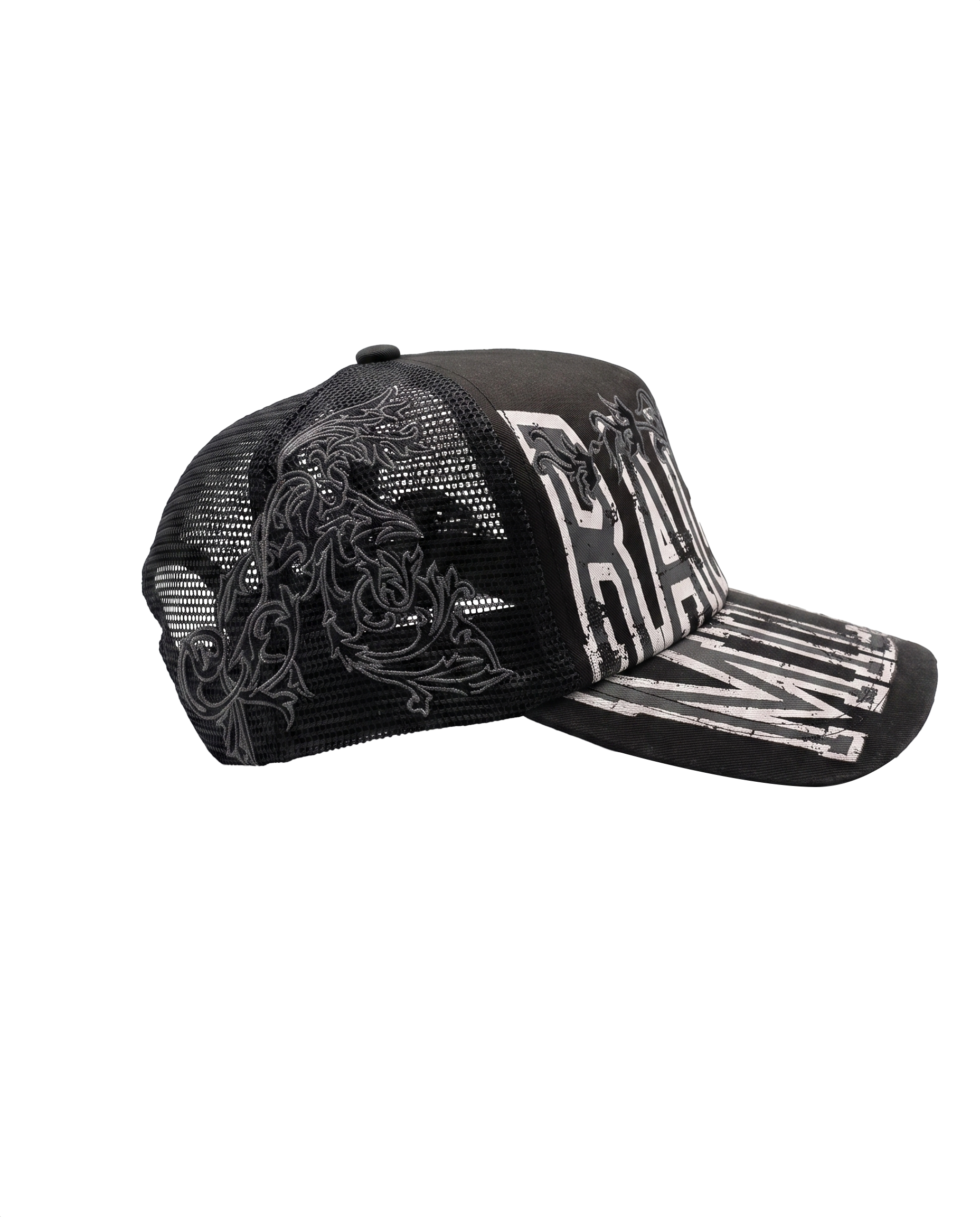 Trucker cap nera RAGAZI MILANO - vista posteriore snapback