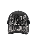Trucker cap nera RAGAZI MILANO - vista frontale