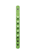 Bracciale lucertola verde borchiato aperto