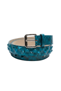 Cintura Karug blue pitone borchie a due file alternate taglia 140